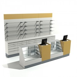 Mueble de caja cobro