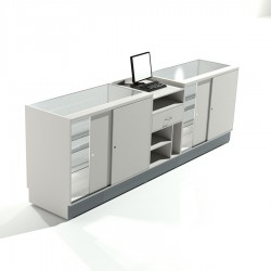 Mueble de caja cobro
