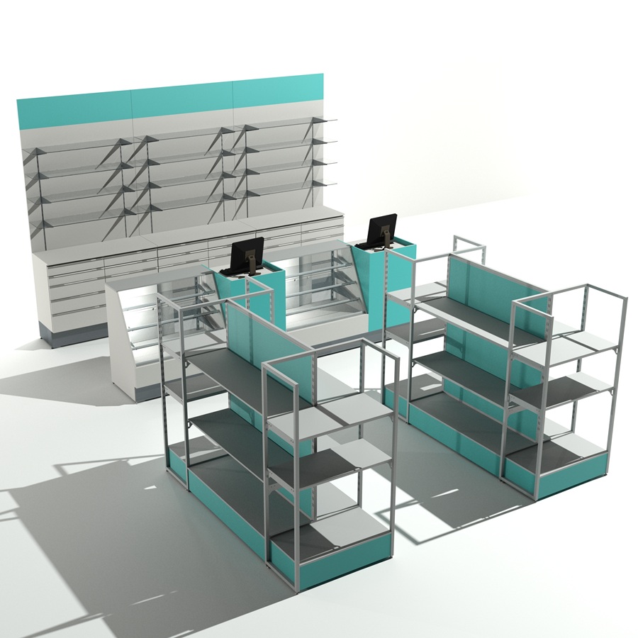 venta fabricacion muebkes para farmacias